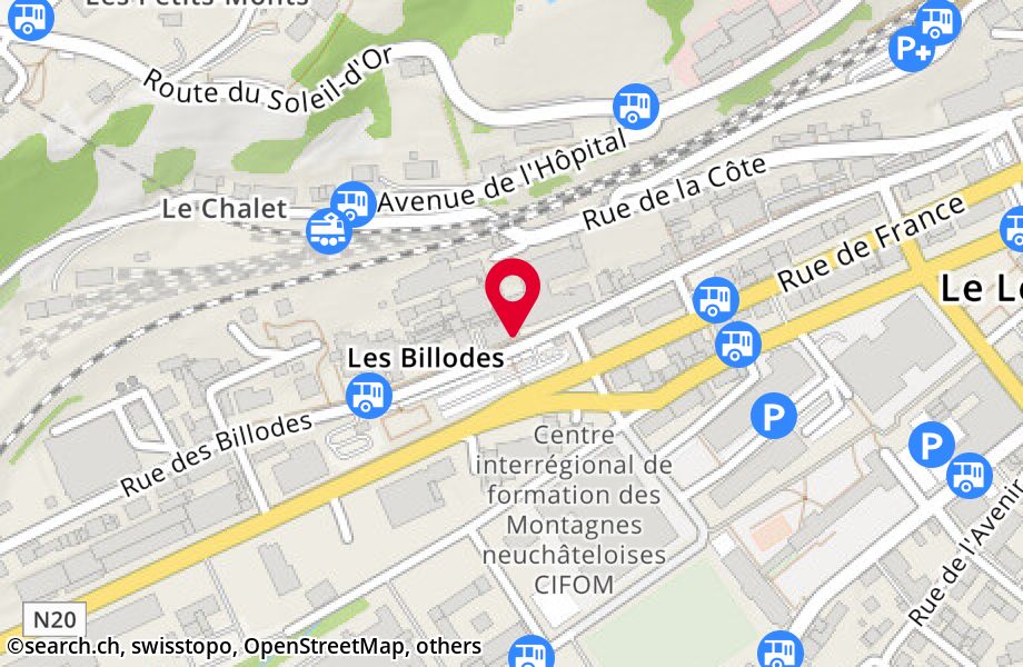 Rue des Billodes 34-36, 2400 Le Locle
