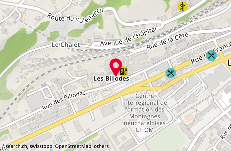 Rue des Billodes 38, 2400 Le Locle