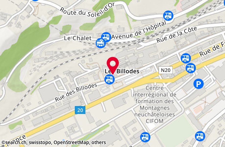 Rue des Billodes 40, 2400 Le Locle