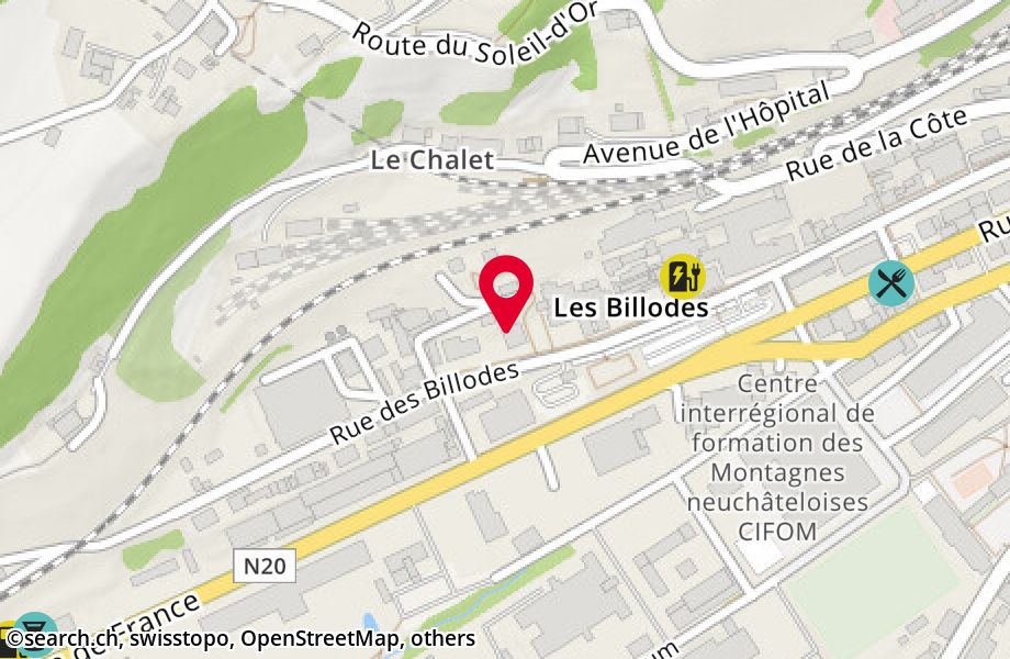 Rue des Billodes 42, 2400 Le Locle