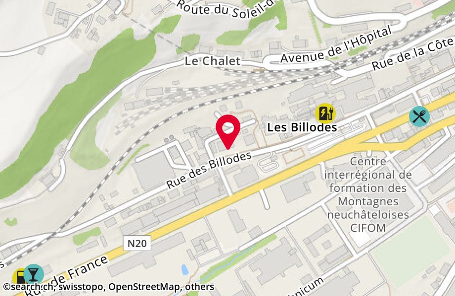 Rue des Billodes 44, 2400 Le Locle