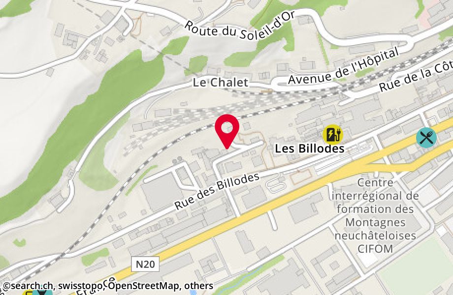Rue des Billodes 44B, 2400 Le Locle