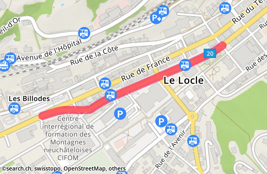 Avenue de l'Hôtel-de-Ville, 2400 Le Locle