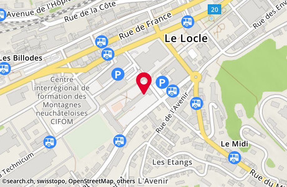 Avenue du Technicum 25-27, 2400 Le Locle