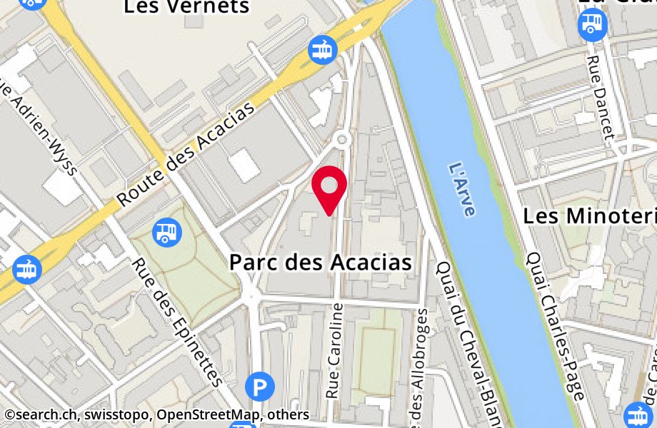Rue Caroline 16, 1227 Les Acacias