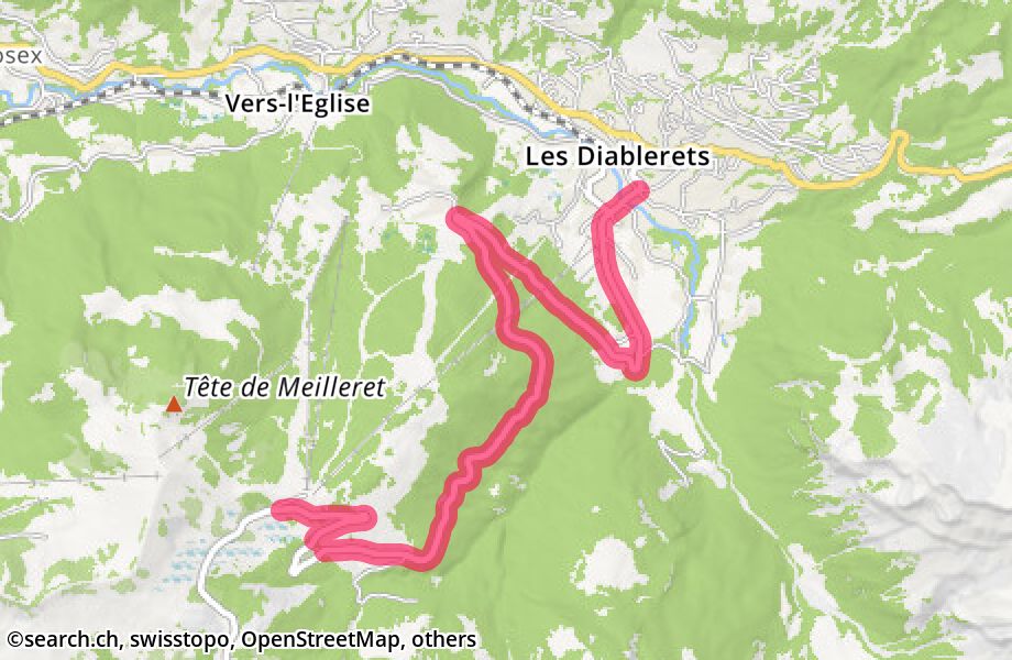 Route du Col de la Croix, 1865 Les Diablerets
