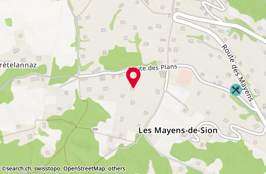 Route des Plans 25, 1992 Les Mayens-de-Sion