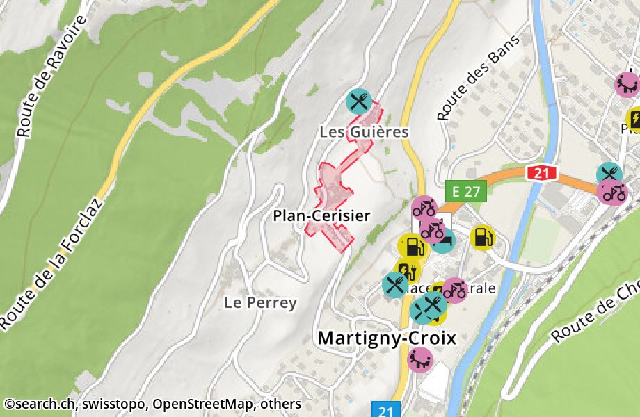 Plan-Cerisier, 1921 Martigny-Croix