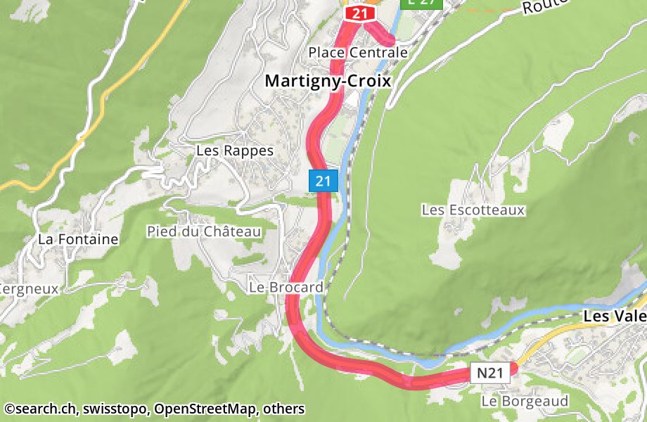 Route du Grand-St-Bernard, 1921 Martigny-Croix