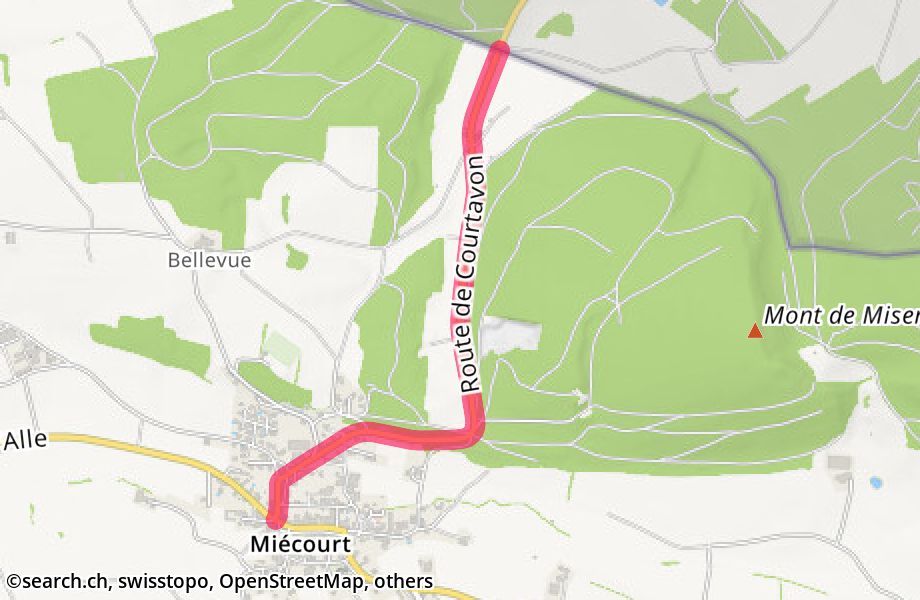 Route de Courtavon, 2946 Miécourt