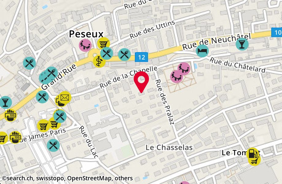 Rue des Pralaz 8, 2034 Peseux