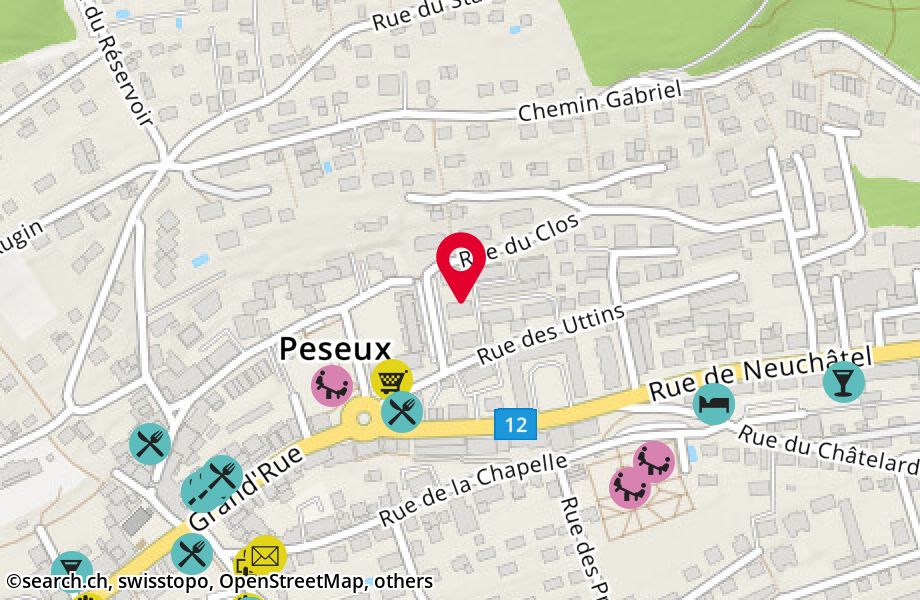 Rue des Uttins 11, 2034 Peseux