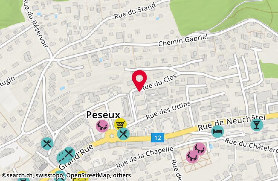 Rue des Uttins 13, 2034 Peseux