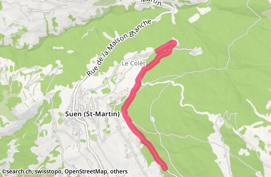 Route des Mayens, 1969 Suen (St-Martin)