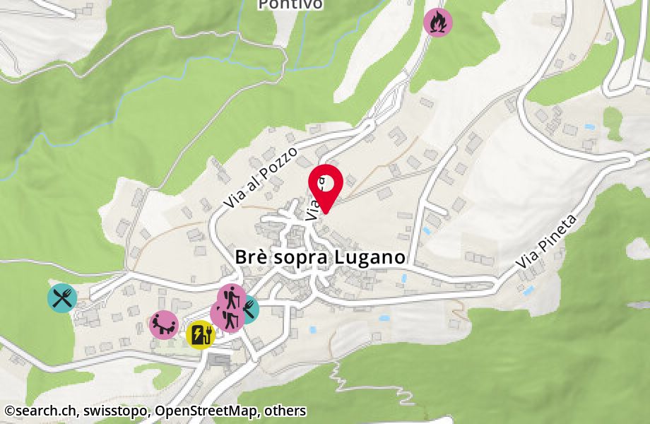 Sentiero Alpe Bolla 4, 6979 Brè sopra Lugano