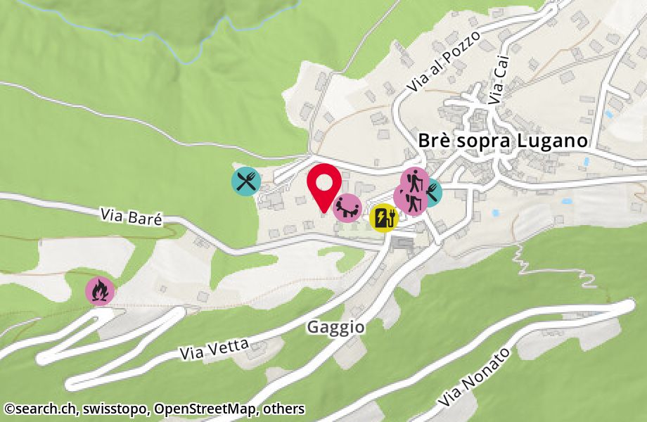 Via Baré 2, 6979 Brè sopra Lugano