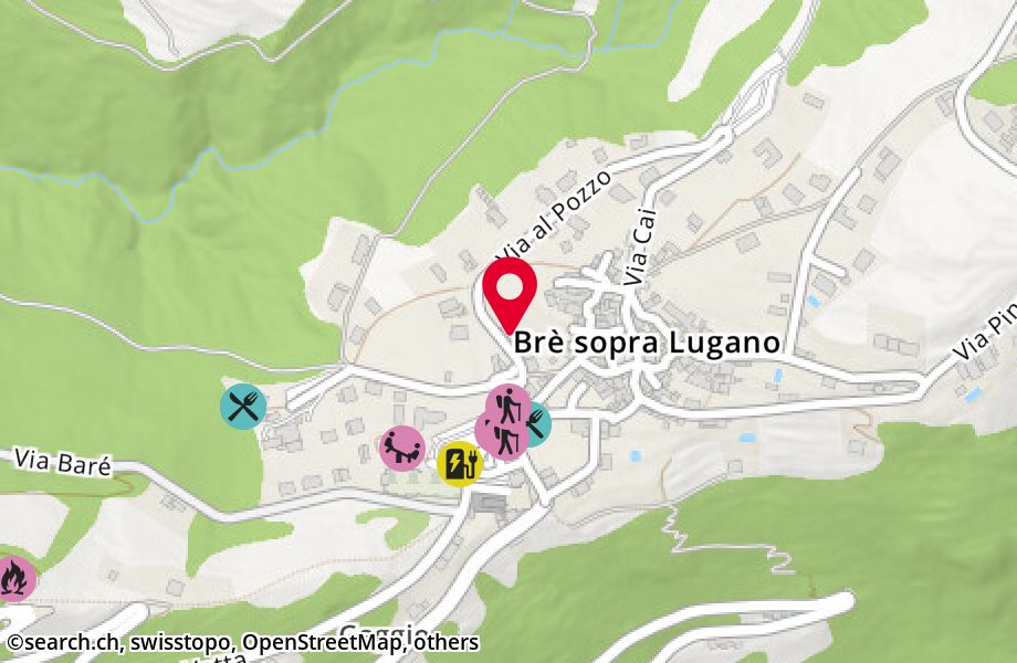 Via al Pozzo 8, 6979 Brè sopra Lugano