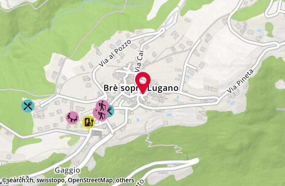 Vicolo Piazzetta 1, 6979 Brè sopra Lugano