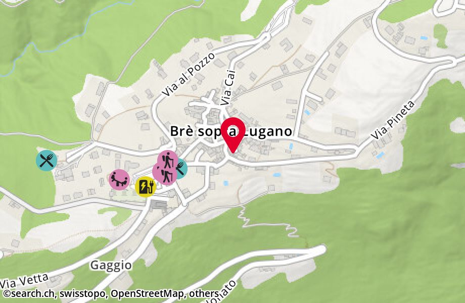 Vicolo Piazzetta 4, 6979 Brè sopra Lugano