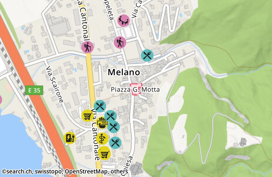Piazza G. Motta, 6818 Melano
