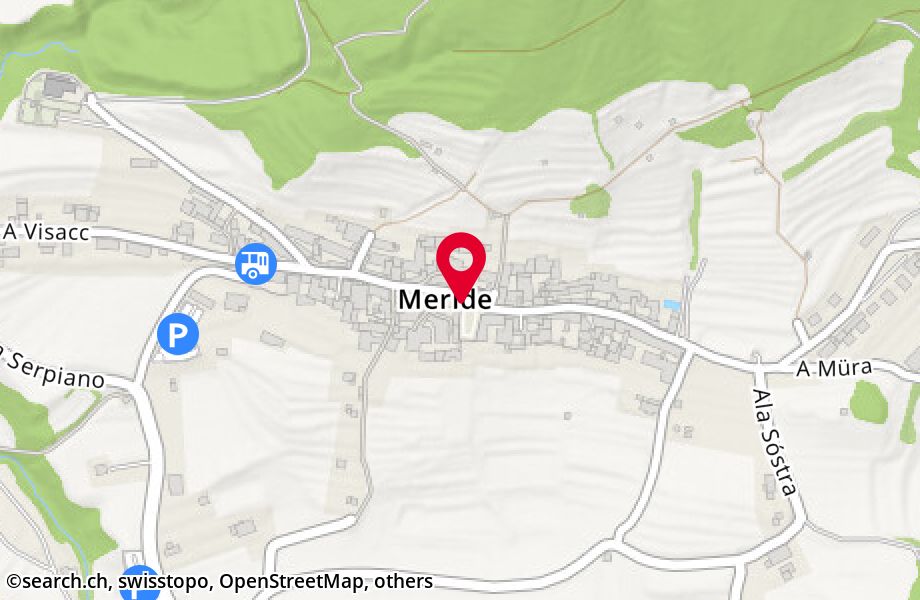 Piazza Mastri di Meride 1, 6866 Meride