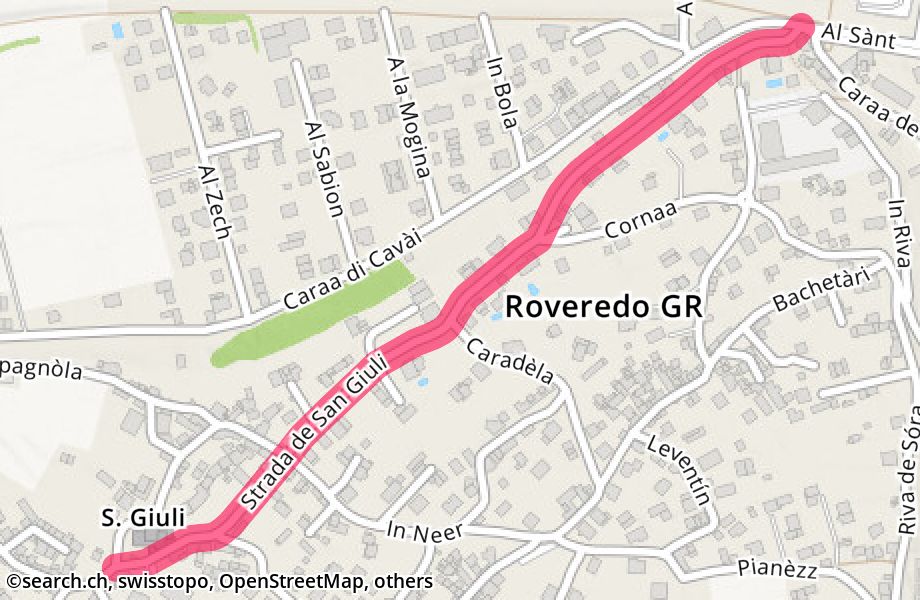 Strada de San Giuli 439A, 6535 Roveredo