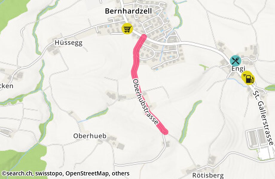 Oberhubstrasse, 9304 Bernhardzell