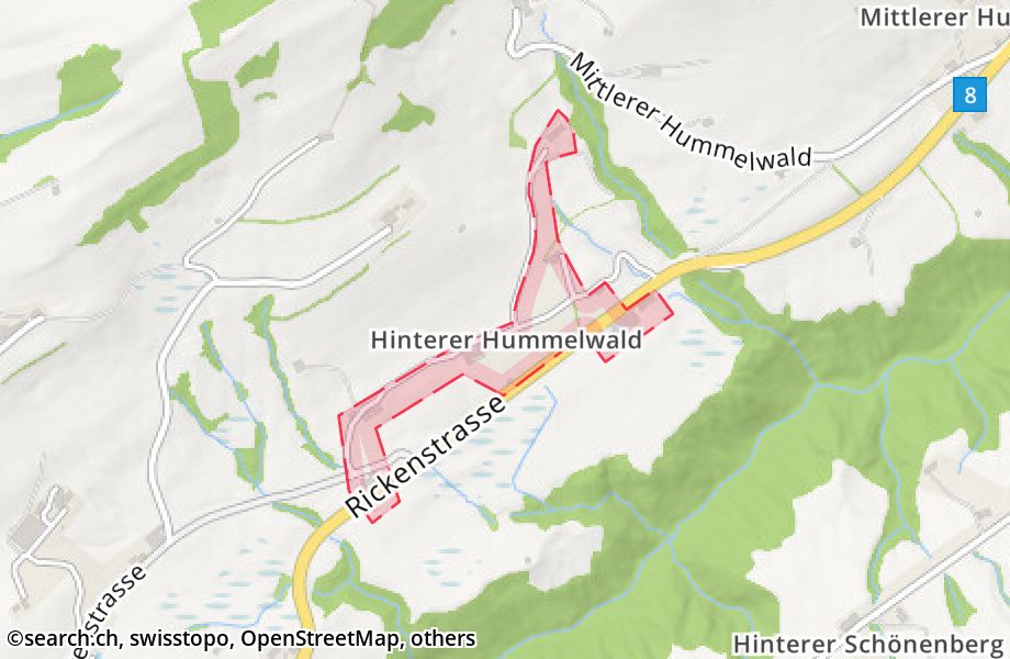 Hinterer Hummelwald, 8726 Ricken