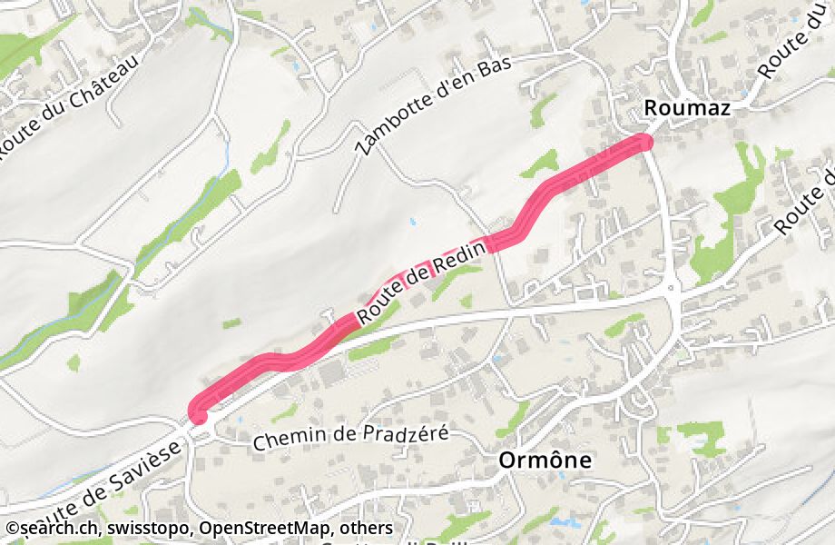 Route de Redin, 1965 Savièse