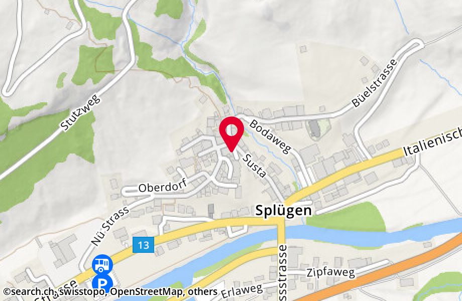 Oberdorf 40, 7435 Splügen