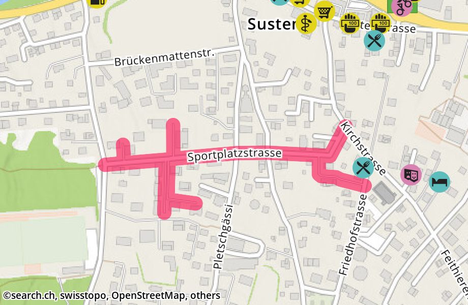 Sportplatzstrasse, 3952 Susten