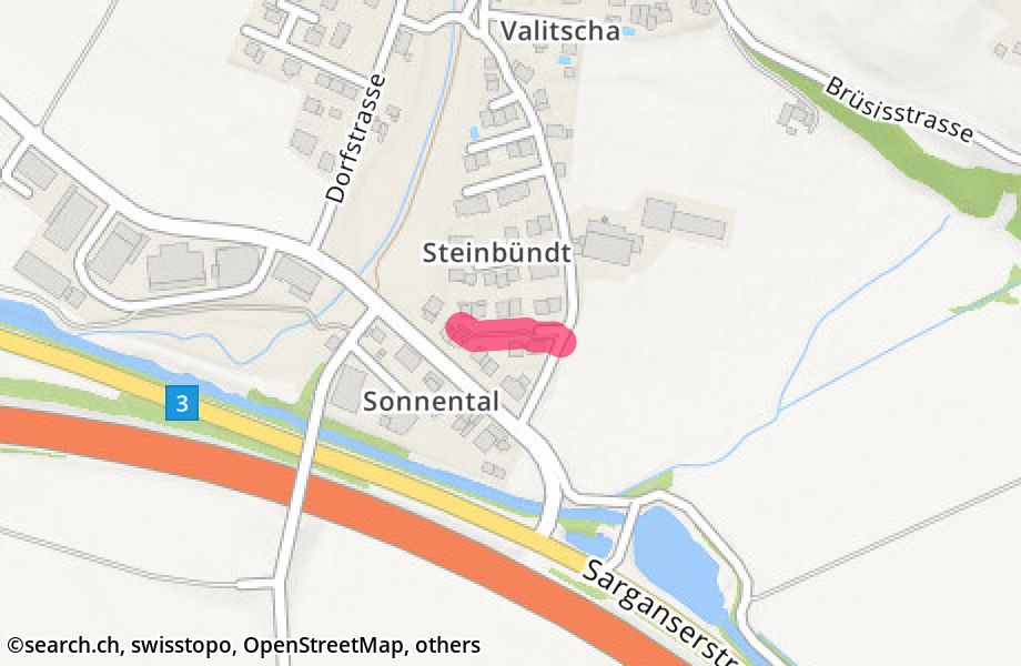Steinbündtweg, 8881 Tscherlach
