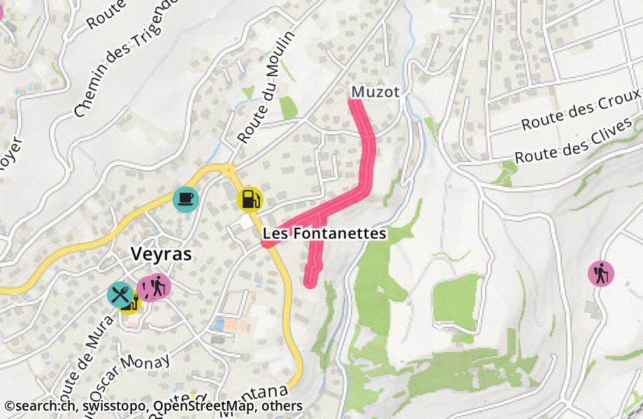 Route des Fontanettes, 3968 Veyras