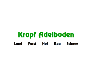 Kropf Adelboden AG