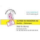 Alfred M. Riederer AG, 24 Std. Service Tel. 081 833 36 00
