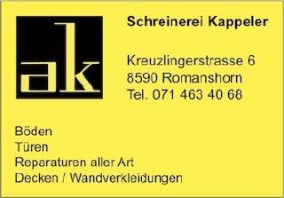 Schreinerei Kappeler GmbH