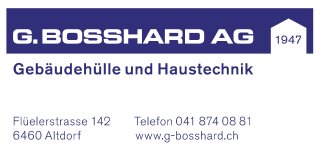 G. Bosshard AG Gebäudehülle und Haustechnik