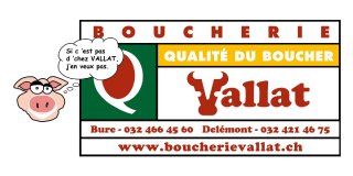 Boucherie Vallat de Bure et Delémont et Porrentruy