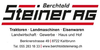 Berchtold Steiner AG Kaltbrunn SG