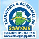 A. Schnyder Mulden-Service und Recyclingcenter Tann-Rüti