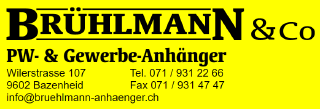 Brühlmann + Co., PW- & Gewerbeanhänger